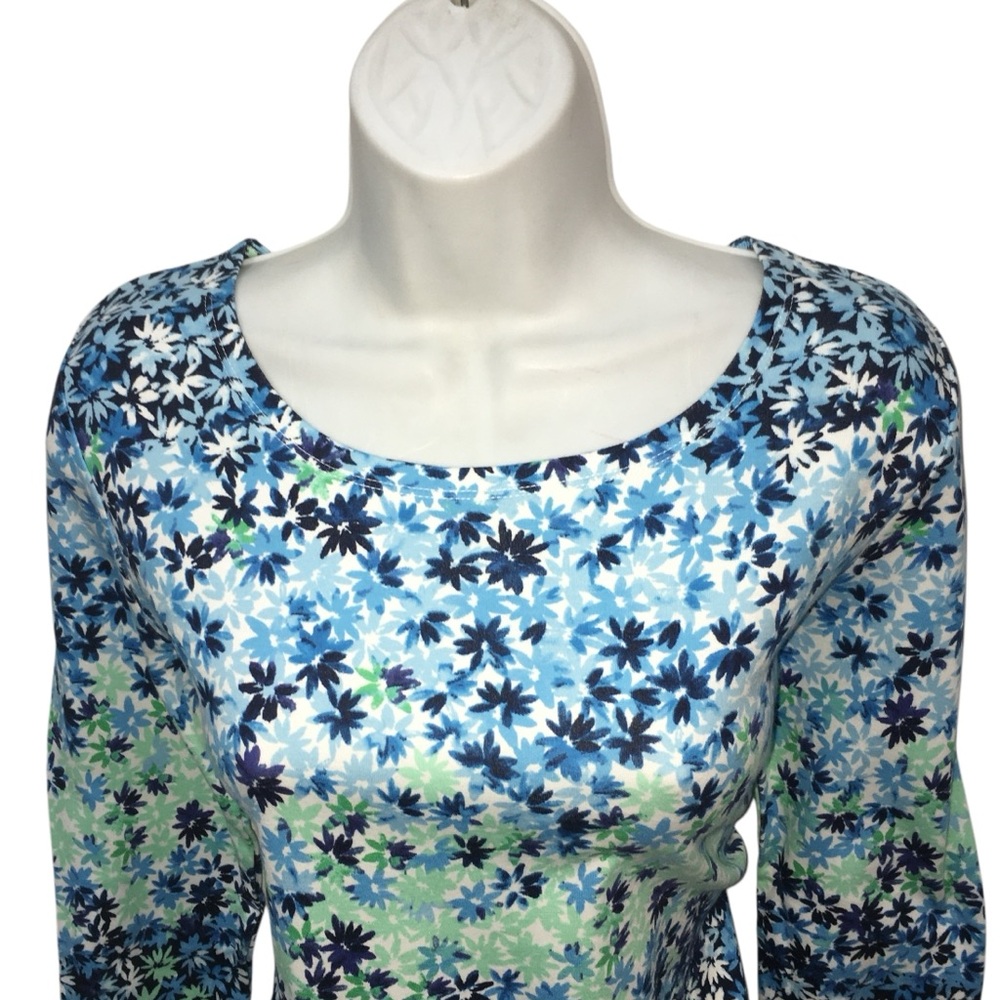 Alexa Rae Floral Multicolor Blue Green Top - Women’s Small NWT - Picture 8 of 12